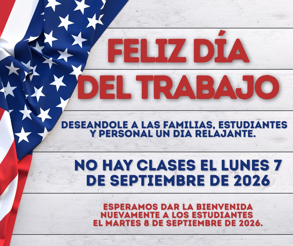 MPUSD schools and offices will be closed Monday, September 7, in observance of Labor Day. 